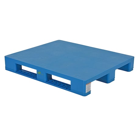 Vestil High Density Polyethylene (HDPE) Rackable Pallet/Skid, 39.25 in L, 47.125 in W, 6.5 H PLPS-H